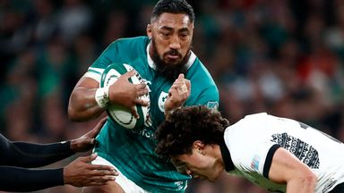 Ireland centre Bundee Aki will remain with Connacht until at least 2026