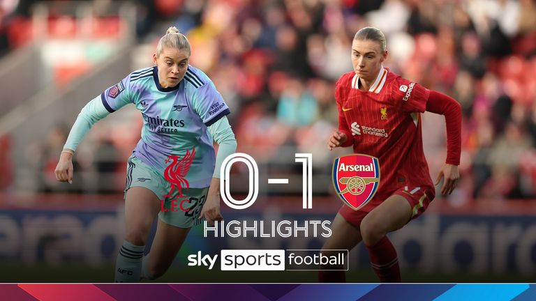 WSL Liverpool vs Arsenal highlights