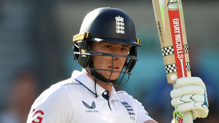 Jamie Smith hit is third half-century for England on day three of the third and final Test against Sri Lanka at The Oval