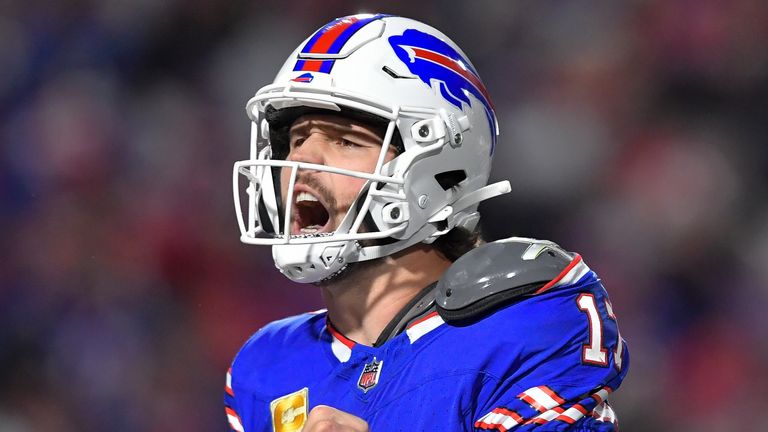 Buffalo Bills quarterback Josh Allen 