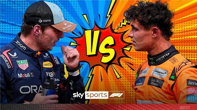 All the best bits from the Max Verstappen vs Lando Norris title battle so far in 2024 with three race weekends still to go.