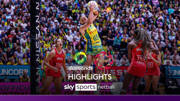 BENDIGO, AUSTRALIA - SEPTEMBER 25: Sophie Garbin of Australia of Australia in action during game three of the international series between Australia Diamonds and England Roses at Bendigo Stadium on September 25, 2024 in Bendigo, Australia. (Photo by Daniel Pockett/Getty Images)